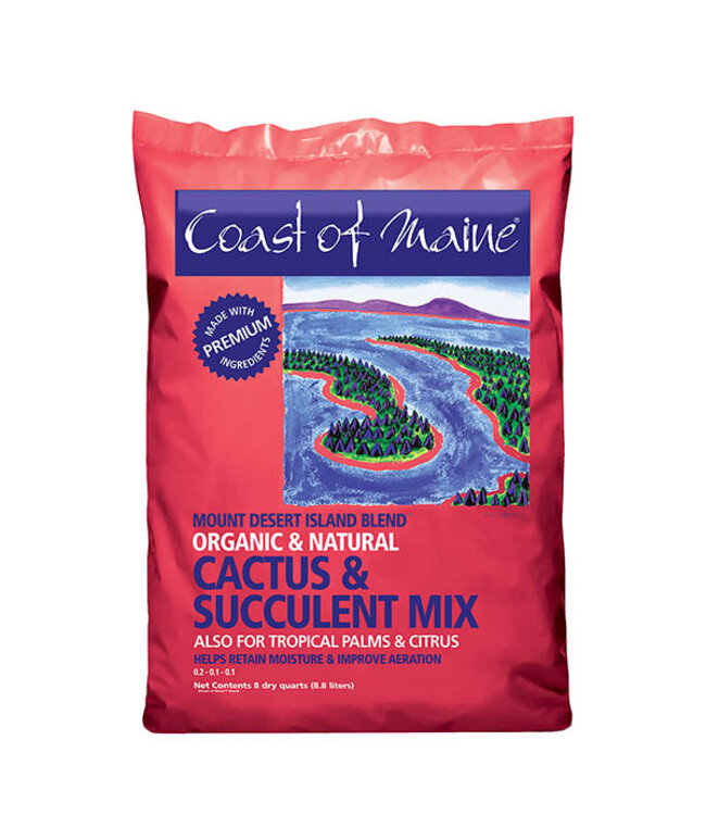 Coast of Maine CME Cactus and Succulent Mix 8qt