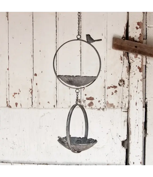 Two-Tiered Hanging Bird Feeder