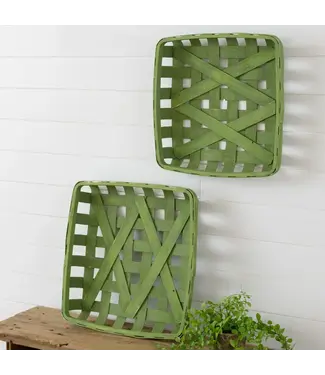 Green Tobacco Basket Medium