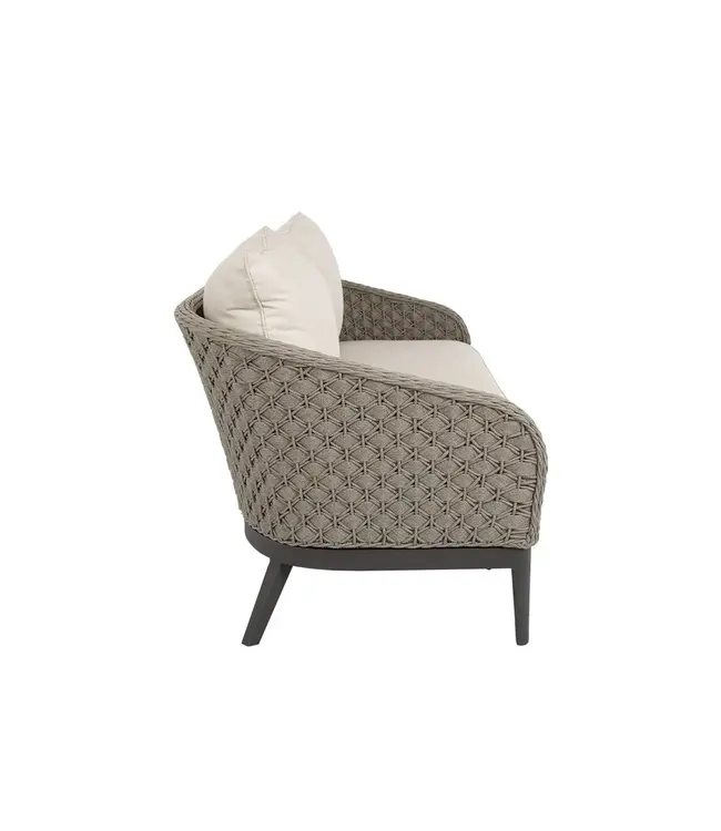 Hooker Furnishings Marbella Sofa with Echo Ash Cushion