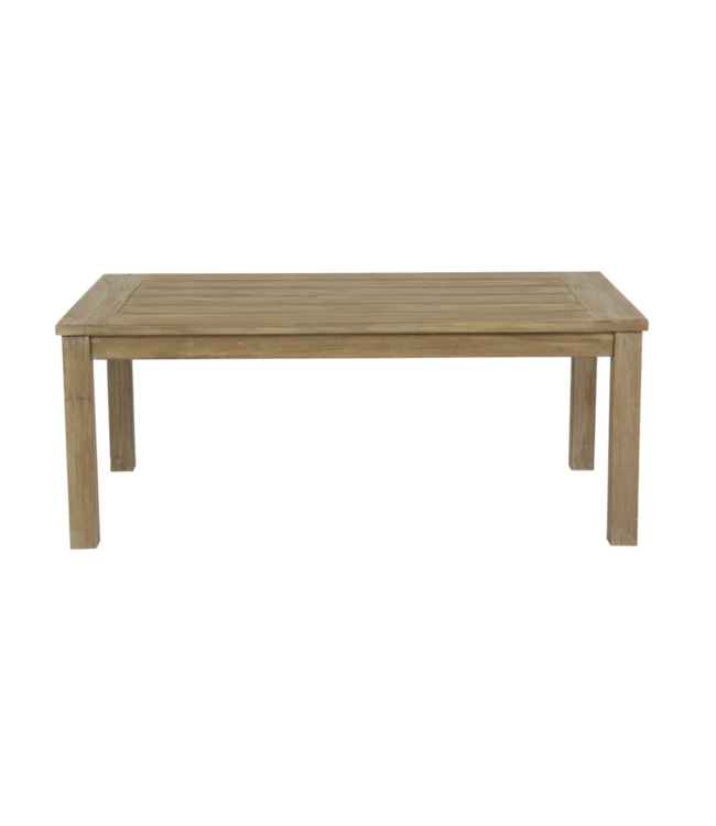 Rectangular Coffee Table in Coastal Teak (Frame Only)