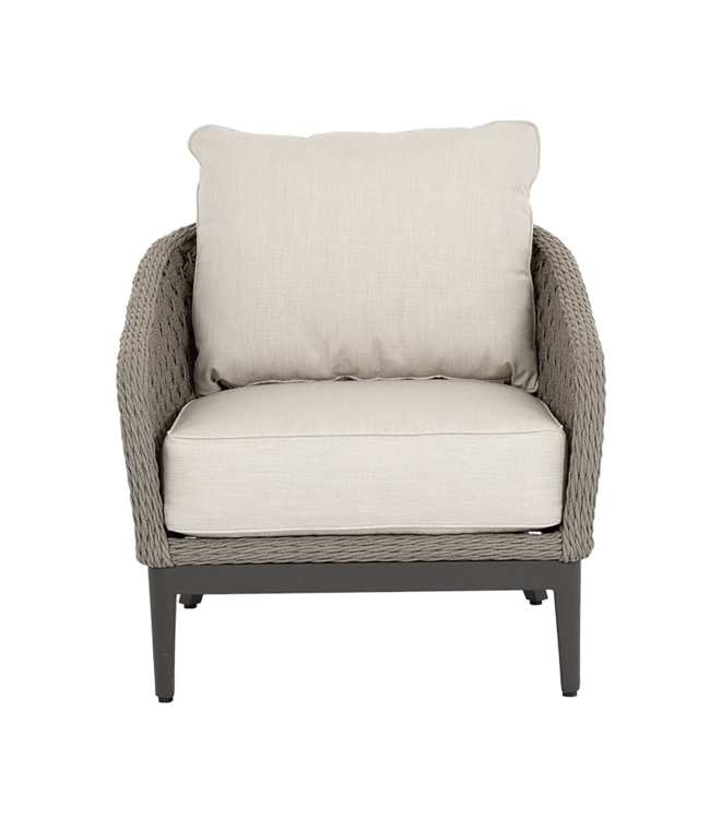 Hooker Furnishings Marbella Club Chair with Echo Ash Cushion