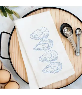 Chinoiserie Oyster Kitchen Towel