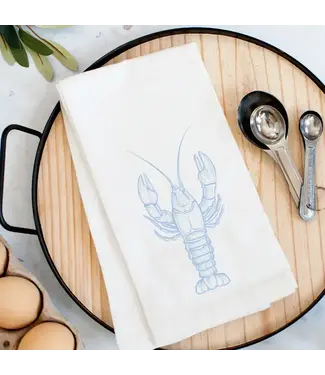 Chinoiseries Crawfish Kitchen Towel