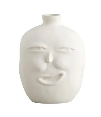 Laughing Face Ceramic Pot