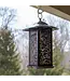 11 Inch Cherry Woodgrain Finish Bird Feeder