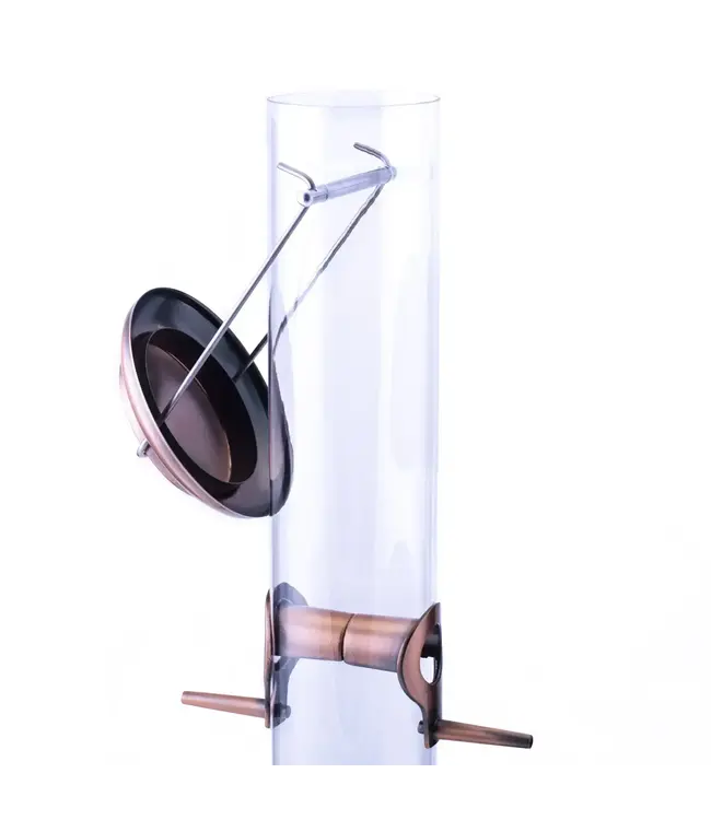 Copper Finish Bird Seed Feeder