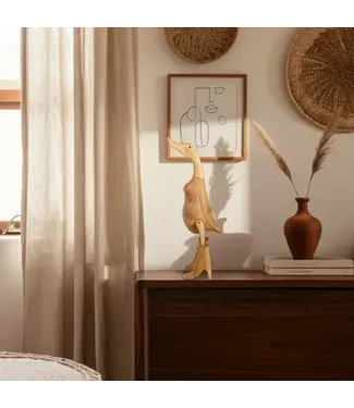 Brown Bamboo Duck in Rainboots