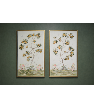 Artisan - Orginal Vaughan P Spanjer Artwork: Satsuma Diptych 2 panels