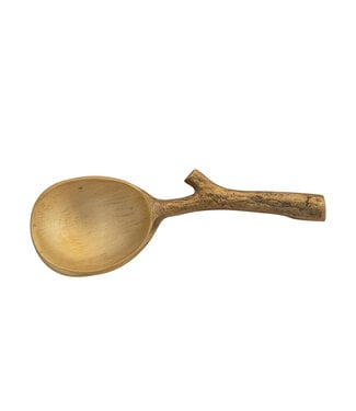 Brass Spoon with Twig Shaped Handle