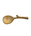 Brass Spoon with Twig Shaped Handle