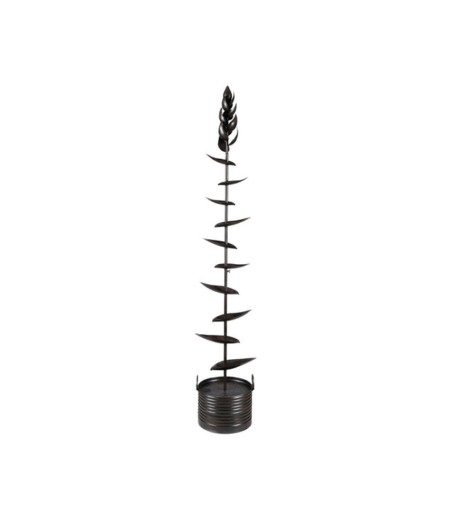 Metal Cascading Leaf Fountain