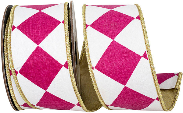 Ribbon - Grand Diamond Deluxe Metallic Backed Wired Edge Ribbon