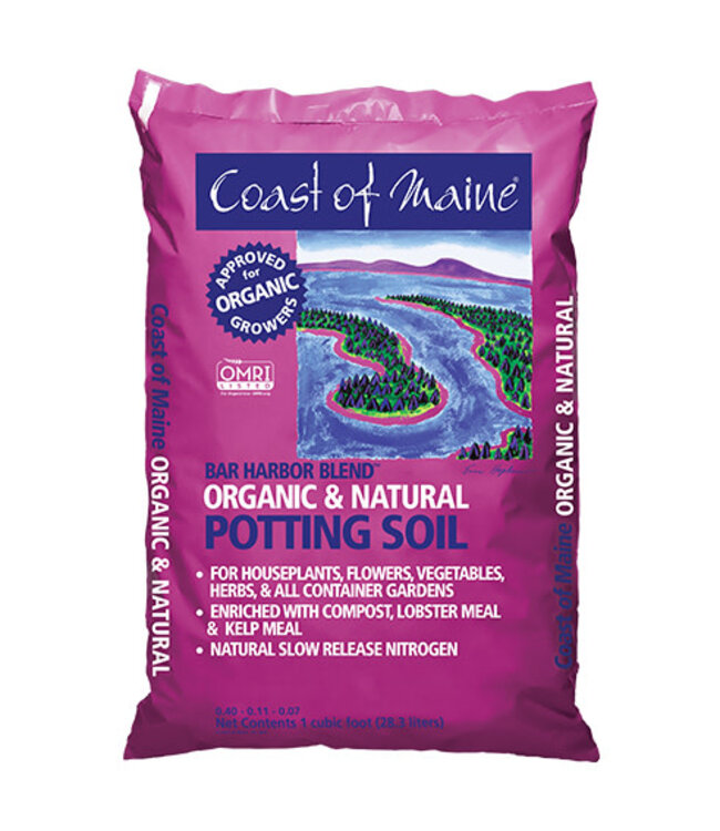 Coast of Maine CME Bar Harbor Blend Organic Potting Soil 2cf