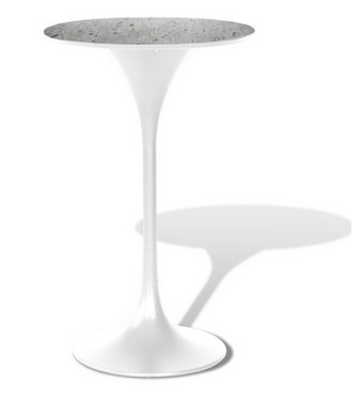 Tulip Bar Table- White