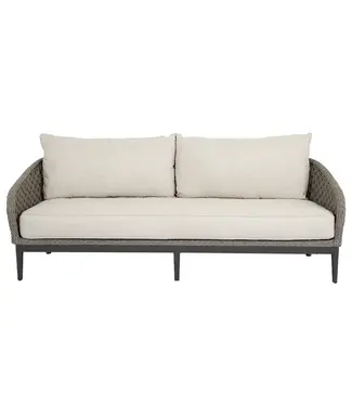 Hooker Furnishings Marbella Sofa in Echo Ash with Cushion