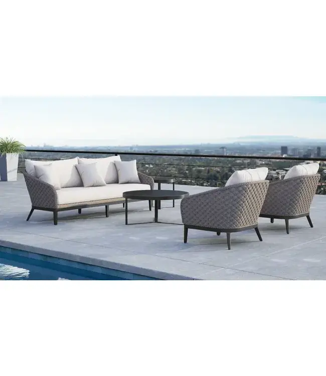Hooker Furnishings Marbella Sofa in Echo Ash with Cushion