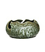 Stoneware Bowl with Reactive Green Glaze