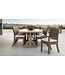 Sunset West Trestle Dining Table in Coastal Teak- Frame Only 94"