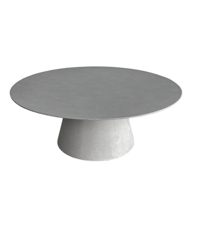 Baja Round Coffee Table- White