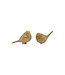 Resin Bird, Gold Finish, 2 Styles  2.88'' H