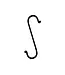 Blacksmith's S-hook Small