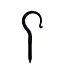 Blacksmith's Threaded Hook