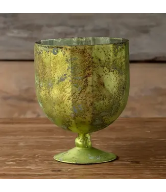Antique Olive Chalice Large