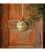 Spruce Antique Finished Glass 4" Ball Ornament