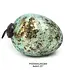 Azure Glass 4" Egg Ornament