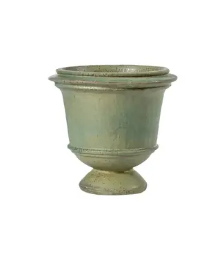 Livvy Urn Medium ~ 14"H x 15"W Sage
