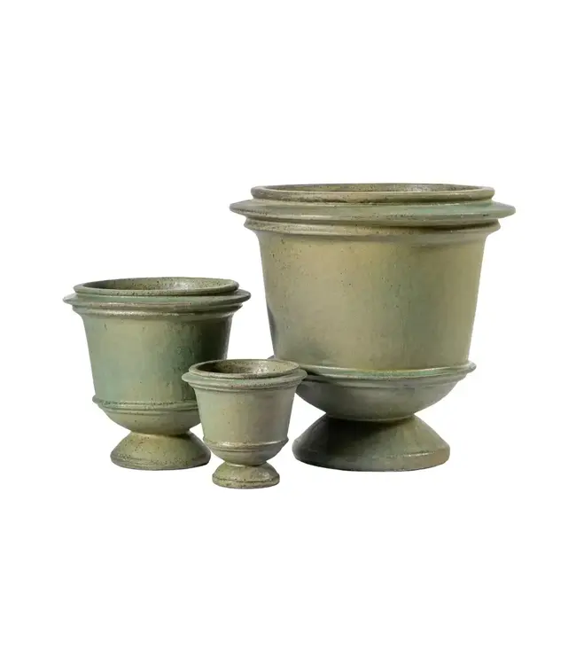 Livvy Urn Medium ~ 14"H x 15"W Sage