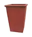 Aria Tapered Square~24.5"H x 14"W Italian Classic Terra Cotta