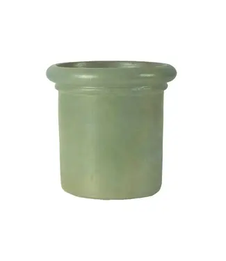 Chubby Rimmed Cylinder Sage S 11"H x 11"W