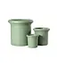Chubby Rimmed Cylinder Sage S 11"H x 11"W