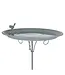 Metal Bird Bath on a Stake