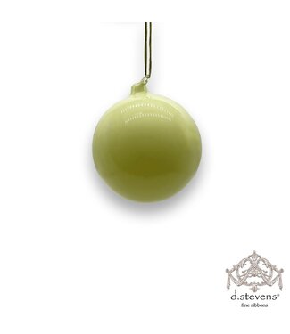 d. stevens 150mm glass orb hand blown top, light sage