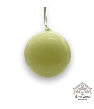 d. stevens 180mm glass orb hand blown top, light sage