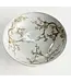 Province Empress Decorative Footed Bowl - Brown & White