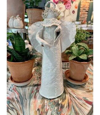 Artisan Made Lg Angel w/ Bird by Southern Wheel