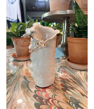 Artisan Made Sm Ruffled Vase by Southern Wheel