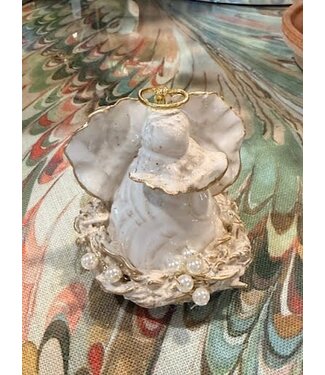 Artisan Made Tiny Angel w/ Pearl by Southern Wheel