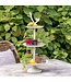 Garden Bird Iron Tiered Plant Stand