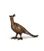 Bronze Resin Tabletop Pheasant, 12.2"L
