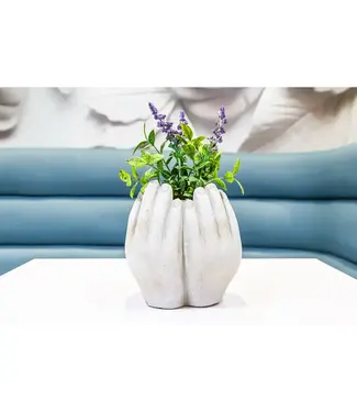 Tall Hands Planter-7"H