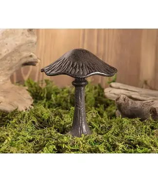 Standing Cast Iron Mushroom-4"H