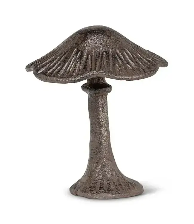 Standing Cast Iron Mushroom-4"H