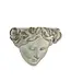 Woman Face Wall Planter-8"H