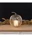 Clear Glass Pumpkin, Lg