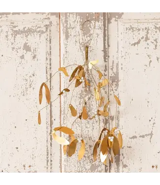 Gold Mistletoe Swag